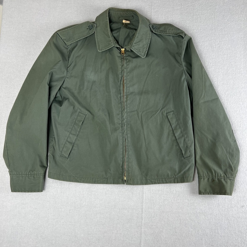VTG 1960s US Army Water Repellent AG 274 Army Green Jacket Mens 42 Short